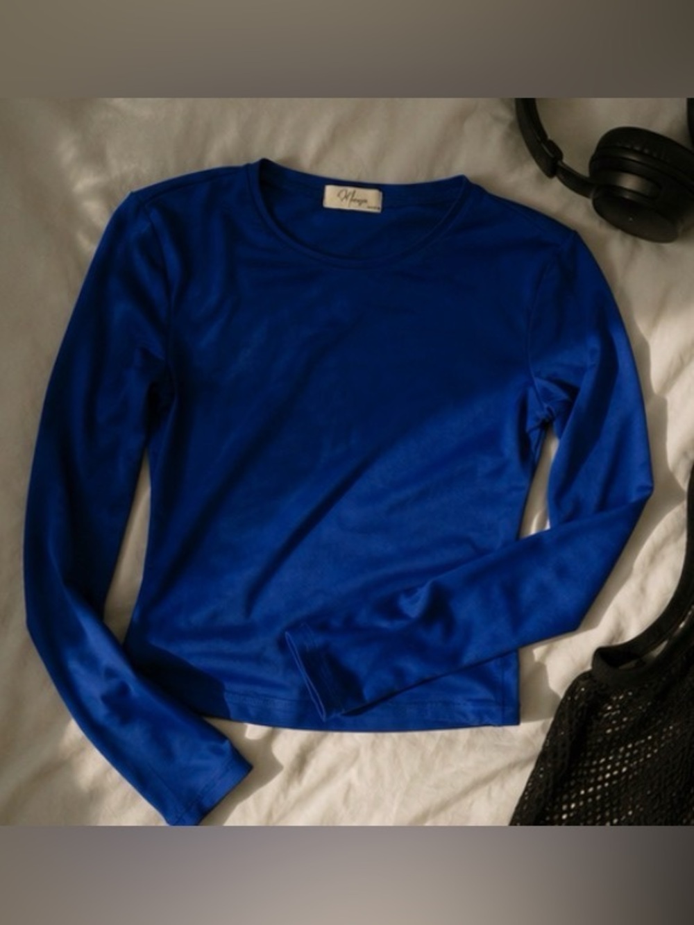 Women’s Royal Blue Long Sleeve Crewneck Top